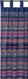 Unique Handmade Cotton Tab Top Curtain Drape Panel Paisley Good Luck Elephant - Sweet Us