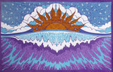 Handmade Cotton Sunset Wave Tapestry Tablecloth Spread Twin 60x90 Dorms Decor - Sweet Us