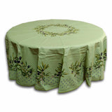 Wipeable Tablecloth Round Spillproof French Acrylic Coated Clos De Oliviers - Sweet Us