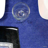 Cotton Block Print Tablecloth Rectangle Dining Kitchen Table Linen Blue