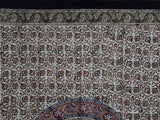Kalamkari Block Print Curtain Paisley Floral Mandala Drape Panel 46 x 88 inches - Sweet Us