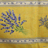 Wipeable Tablecloth Rectangle French Provencal Acrylic Coated Cotton Lavender