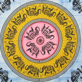 Handmade 100% Cotton Mandala Good Luck Elephant Bedspread Tapestry Tablecloth Full - Sweet Us