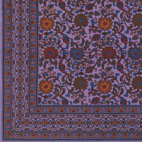 Handmade 100% Cotton Sunflower Tapestry Bedspread Tablecloth Twin Purple - Sweet Us