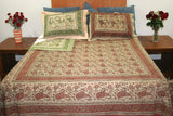 Reversible Duvet Cover Rajasthan Paisley 100% Cotton Full Queen Stunning - Sweet Us
