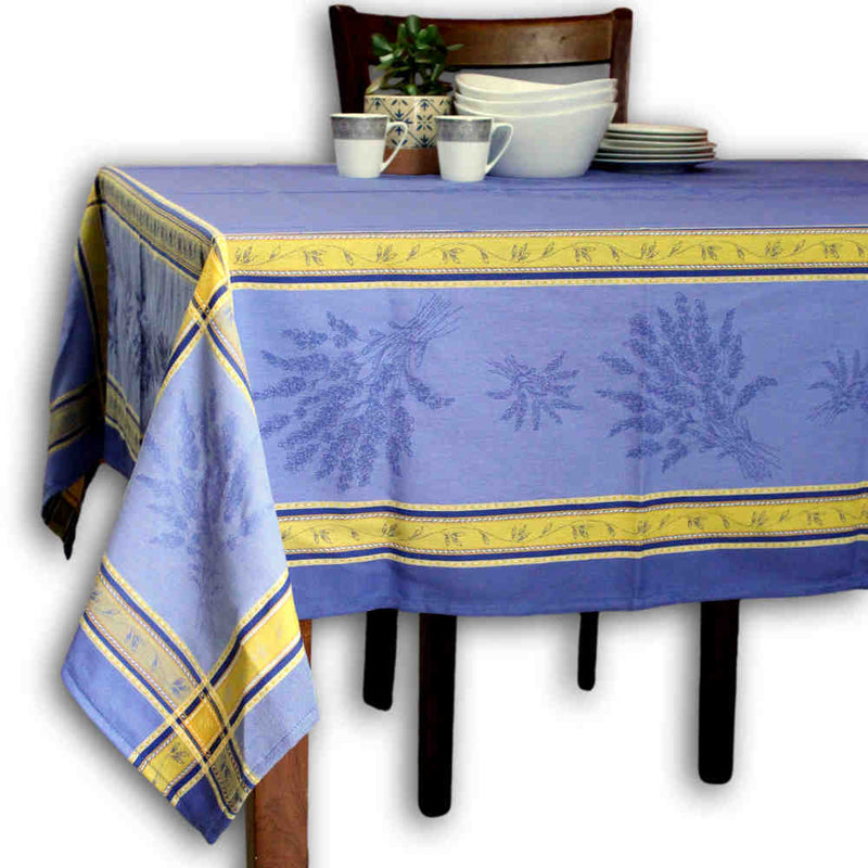 Easy‑Clean French Jacquard Tablecloths