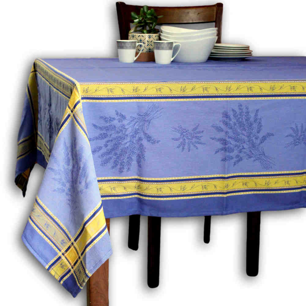 French Jacquard Stain-Resistant Linens