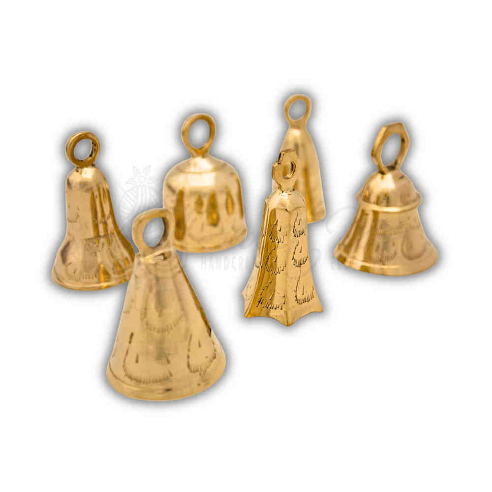 Decorative Brass Bells — Set of 6 - Sweet Us