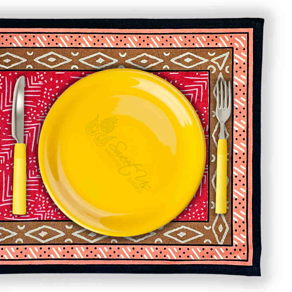 Debonair Diamond Cotton Tablecloth Collection Kitchen Linen, Tuscan Passion