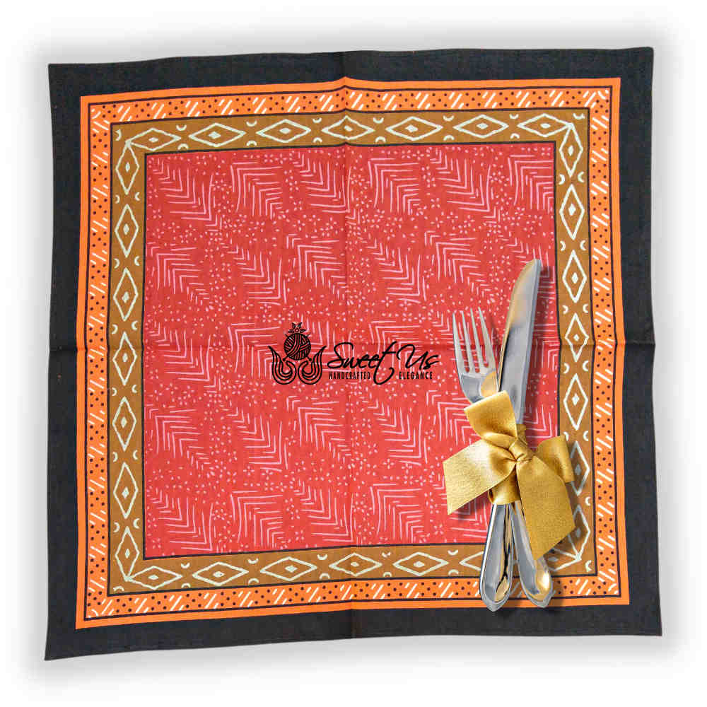 Debonair Diamond Cotton Tablecloth Collection Kitchen Linen, Tuscan Passion