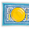 Cotton Springtime Splendor Tablecloth Collection, Ice Blue - Sweet Us