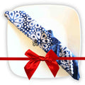 Batik Bloom Cotton Floral Tablecloth Rectangle, Round, Square, Shadow Blue - Sweet Us