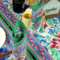 Fleur De Lush Floral Cotton Kithen Dining Set of 4 Napkins - Sweet Us