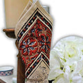Peacock Paradise Paisley Organic Hand Block Print Cotton Tablecloth Collection - Sweet Us