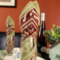 Trellis Whisper Cotton Floral Vine Tablecloth Collection, Serene Harmony - Sweet Us