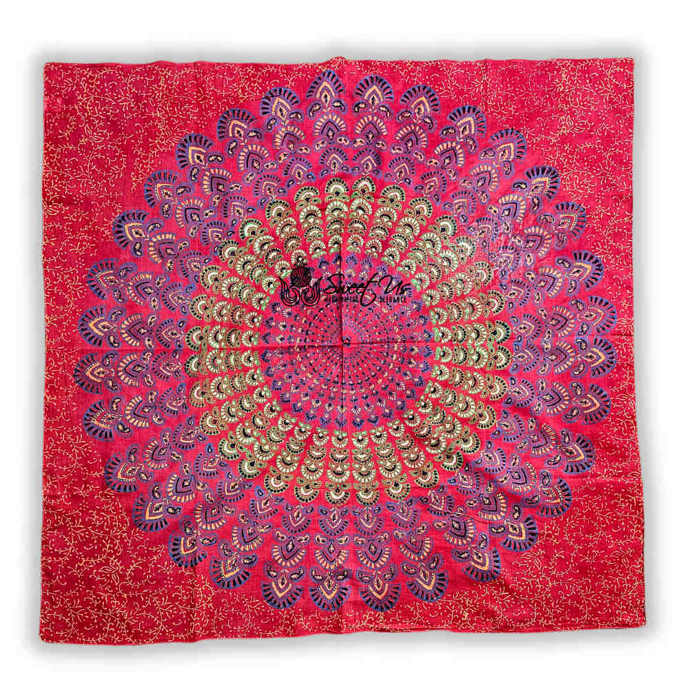 Cannes Vibrance Floral Sheer Soft Cotton Scarf for Women, Athena Blush