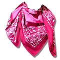 Amaya Batik Paisley Cotton Scarf - Fuchsia Lotus - Sweet Us