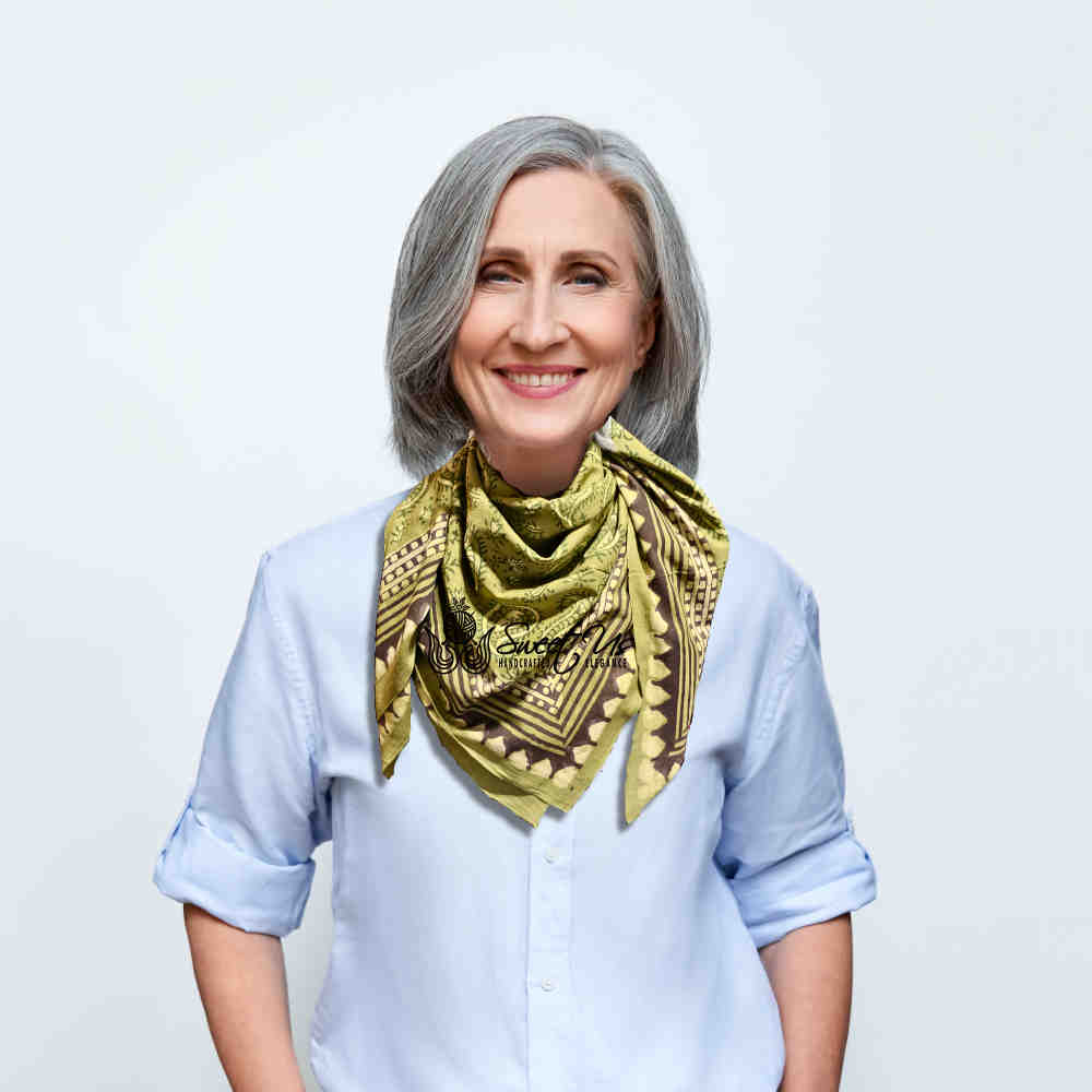 Paisley Splendor Cotton Floral Scarf for Women, Jade Jewel