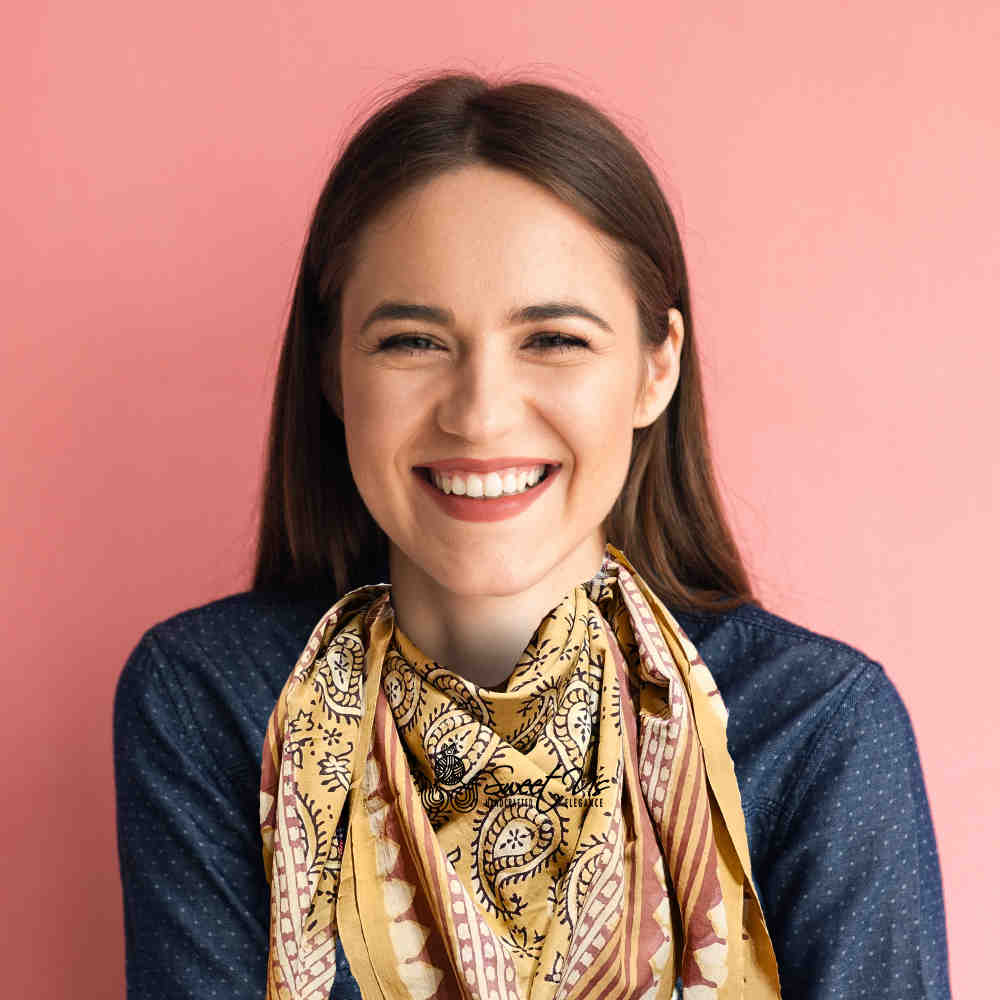 Paisley Splendor Cotton Floral Scarf for Women, Golden Glow