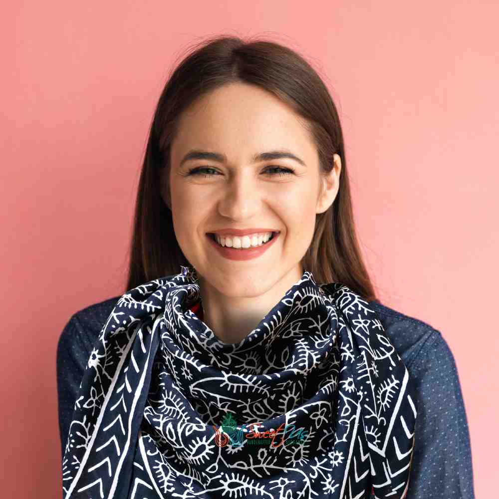 Chiara Eternity Lightweight Floral Cotton Scarf — Noir