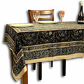 Dharani Series Vegetable Dye Tablecloth & Bedspread — Azure Moonrise