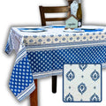 Moustiers Spill-Resistant Classic Allover Tablecloth - Sweet Us
