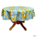 Le Citron Coated French Tablecloth Round, Fern — Atelier - Sweet Us