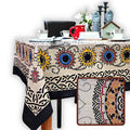 Celtic Sunflower Cotton Tablecloth Rectangle, Solstice - Sweet Us