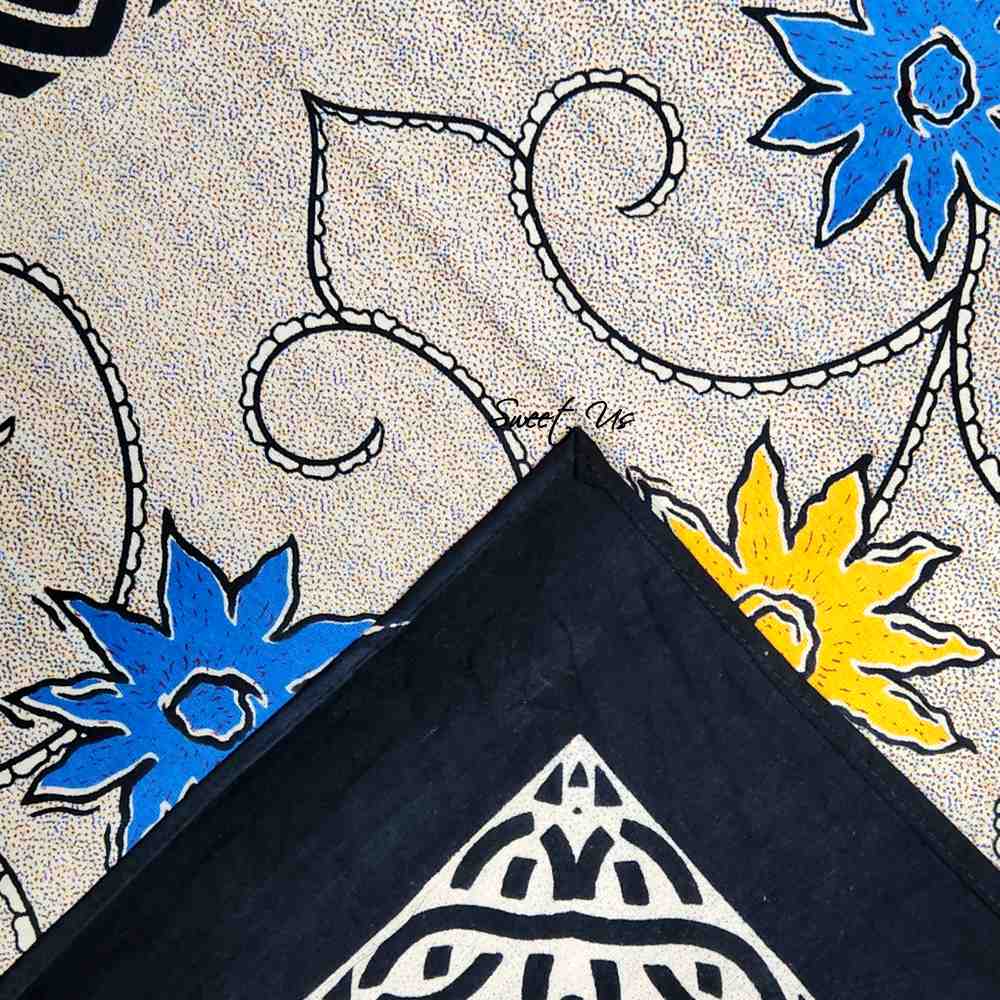 Celtic Sunflower Cotton Tablecloth Rectangle, Solstice - Sweet Us