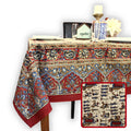 Sundervale Cotton Tablecloth Rectangle — Maroon Cavalier - Sweet Us