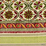 Sunflower Symphony Cotton Floral Tablecloth Rectangle, Burgundy Bouquet