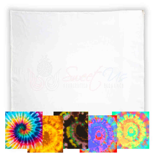 Plain White Tapestry Blank Hippie Bohemian Cotton Wall Hang for Tie Dye - Sweet Us