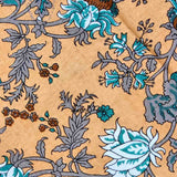 Cotton Bloom Delight Floral Tablecloth Rectangle Kitchen Linen Turquoise Mirage
