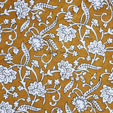 Cotton Bloom Delight Floral Tablecloth Rectangle, Kitchen Linen, Desert Sunset