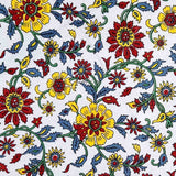 Cotton Bloom Delight Floral Tablecloth Rectangle, Kitchen Linen, Crimson Tide