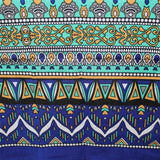 Floral Mandala Cotton Tablecloth Blue Green Beach Sheet Round Square - Sweet Us