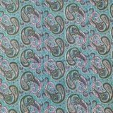 Handmade Paisley Print Cotton Tapestry Beach Sheet Bedspread Coverlet Full 88"x106" Green - Sweet Us