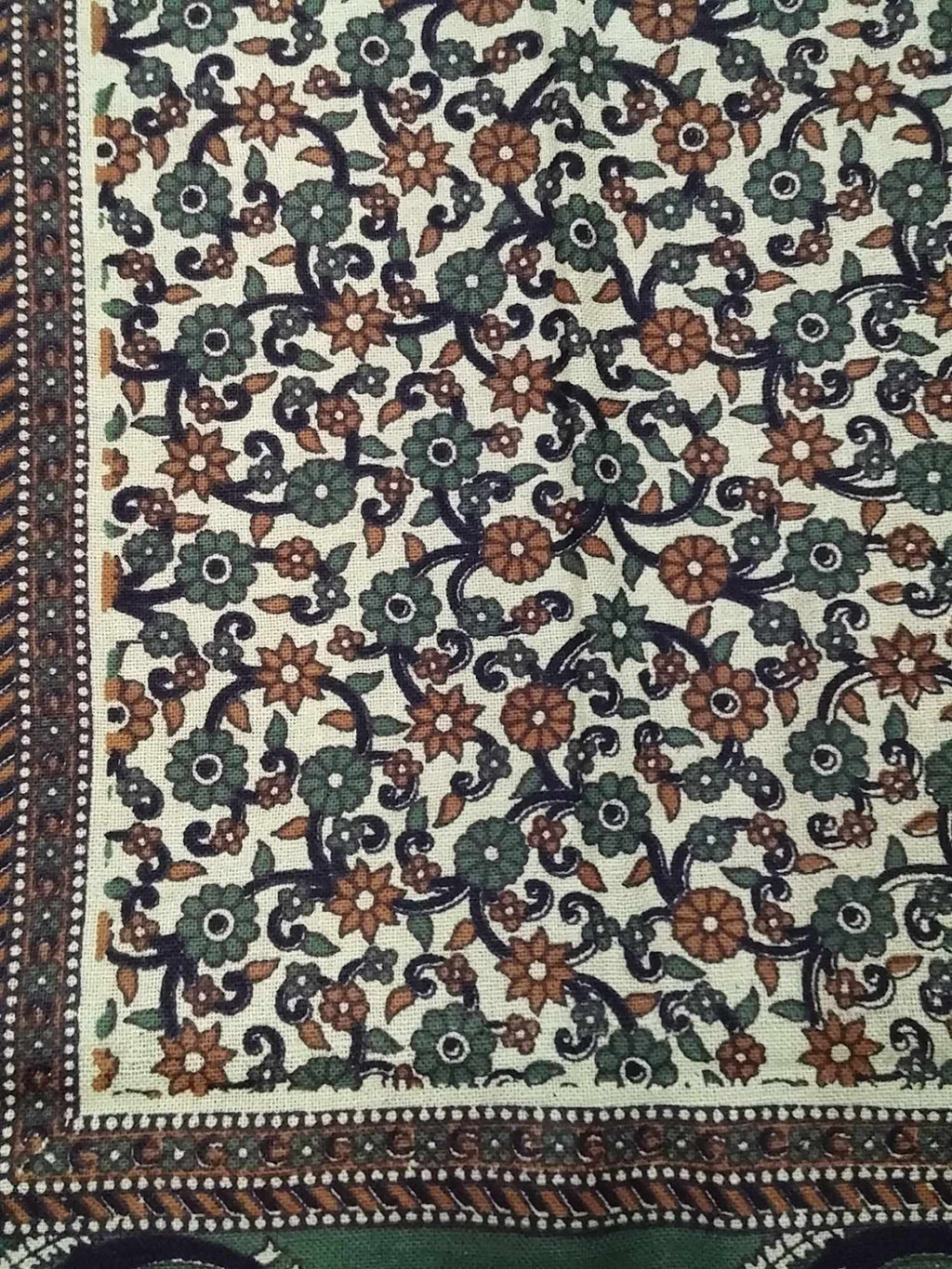 Handmade Cotton Paisley Mandala Tapestry Tablecloth Spread Full with Fringes - Sweet Us