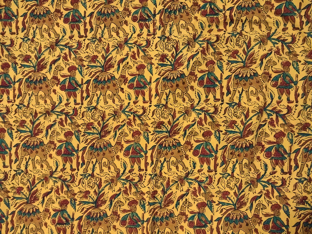 Handmade Cotton Tribal Desert Camel Block Print Tapestry Throw Bedspread Coverlet Burnt Orange Full - Sweet Us