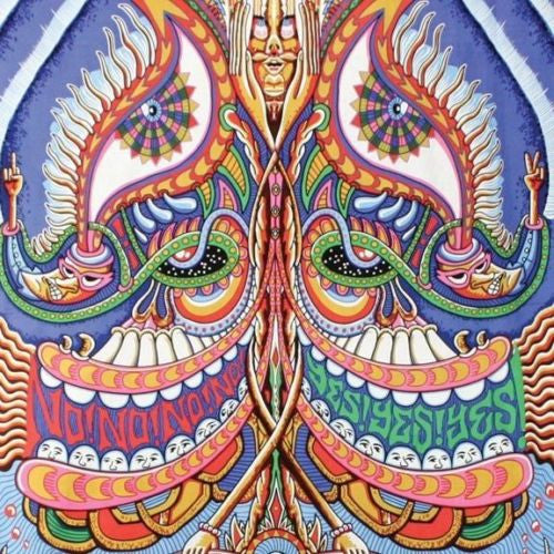 Handmade 100% Cotton Psychedelic Yes Yes No No Tapestry Tablecloth Spread 30x45 - Sweet Us