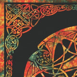 Handmade Celtic Wheel of Life Tie Dye Tapestry Tablecloth Spread Full 88x104 - Sweet Us