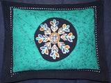 Cotton Paisley Floral Batik Reversible Duvet Cover Full Queen King