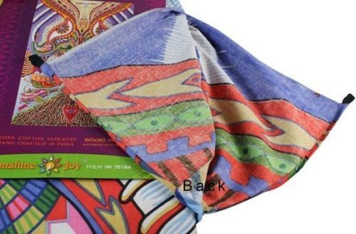 Handmade 100% Cotton Psychedelic Yes Yes No No Tapestry Tablecloth Spread 60x90 - Sweet Us