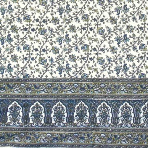 Handmade 100% Cotton Turkish Floral Tapestry Tablecloth Coverlet Spread 70x106 - Sweet Us