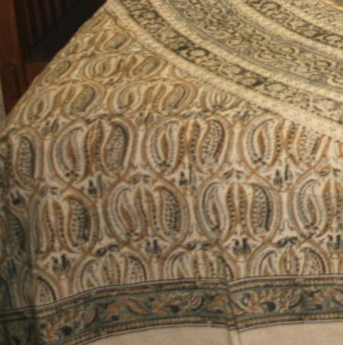 Reversible Duvet Cover Vegetable Dye Block Print Mandala Design Full Queen - Sweet Us