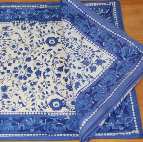 CLEARANCE SALE Napkins Table Linen 100% Cotton Rajasthan Block Print Amazing - Sweet Us