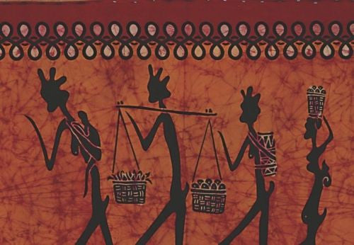 Tribal Design Cotton Tapestry Tablecloth Coverlet Bedspread Wall Hang 55x85 - Sweet Us