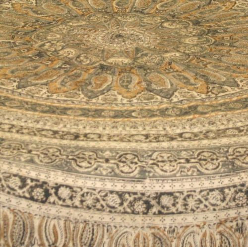 Reversible Duvet Cover Vegetable Dye Block Print Mandala Design Full Queen - Sweet Us