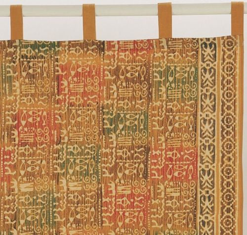 Tribal Dabu Tab Top Curtain Cotton Drape Door Panel Window Treatment Dorm Room - Sweet Us