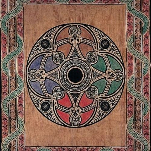 CLEARANCE Handmade Cotton Celtic Wheel of Life Tapestry Tablecloth Spread Tan - Sweet Us